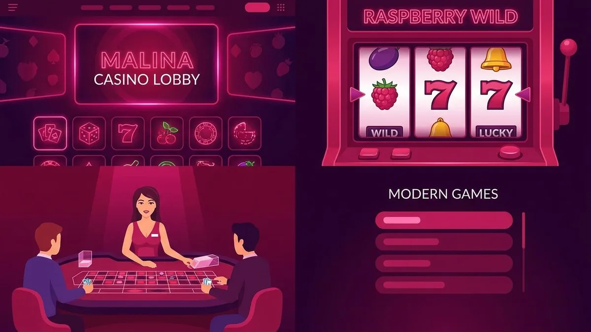 Hry v Malina Casino
